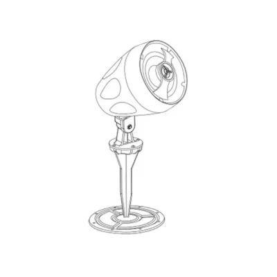 ⁧רמקול קואקסיאלי 4" לבית ולגינה 100V⁩ | ⁦JADE PPS-400⁩