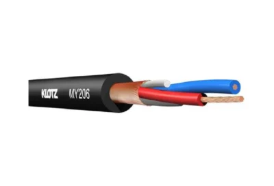 ⁧כבל מיקרופון XLR Balanced גליל 100 מ' כחול⁩ | ⁦KLOTZ MY206BL⁩