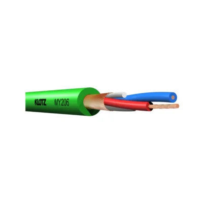 ⁧כבל מיקרופון XLR מקצועי ירוק גליל 100מ'⁩ | ⁦KLOTZ MY206GN⁩