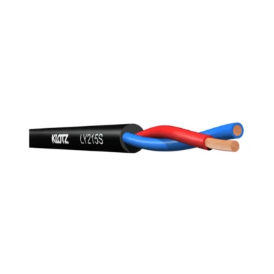 ⁧כבל רמקול דו-גידי שזור 2x1.5mm² גליל 100מ'⁩ | ⁦KLOTZ LY215S⁩