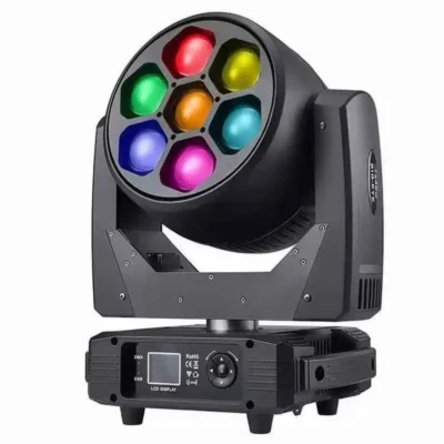 פנס Moving Head LED זום | Apextone L 7x40W