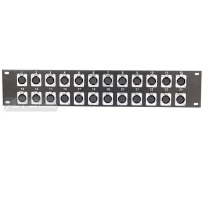 ⁧פנל 24 מחברי XLR Female⁩ | ⁦BTS EG PB T7006⁩