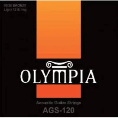 סט מיתרים לגיטרה אקוסטית 12 מיתרים | Olympia OL AGS 120