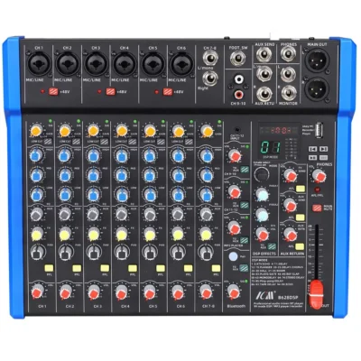 מיקסר אנלוגי 12 ערוצים עם 99 אפקטים DSP | ICM B628DSP