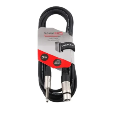 כבל XLR נקבה לג'ק מונו 10 מטר | STAGE CORE 300