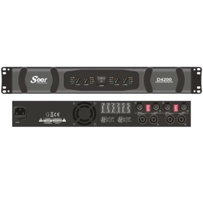 מגבר הספק דיגיטלי 4 ערוצים Class-D | Seer D4200