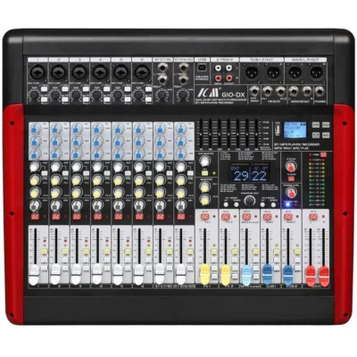 מיקסר 10 ערוצים עם מעבד אפקטים כפול | ICM MIX G10-DX