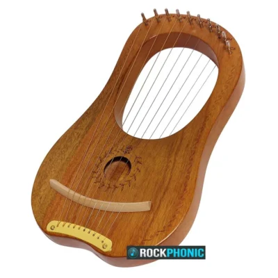 ⁧נבל עץ 10 מיתרים⁩ | ⁦Caesar HARP-10 MAHOGANY⁩