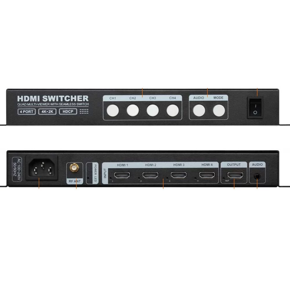 מולטי ויוור HDMI 4 ערוצים | Art Light QMV-H4