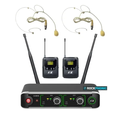 זוג מיקרופונים אלחוטיים UHF | ICM IU-2081-IL-H