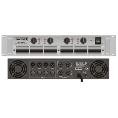 ⁧מגבר הספק 4 ערוצים⁩ | ⁦Haymer Pro MC-4400⁩