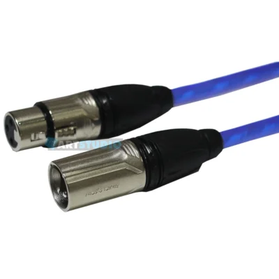 כבל XLR זכר-זכר 10 מטר | Roxtone MMXX800L10-TBU - כחול