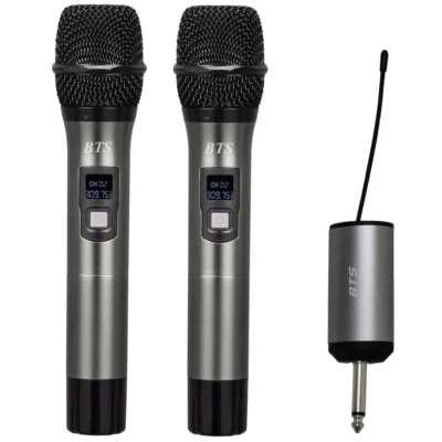 זוג מיקרופונים אלחוטיים UHF | Haymer Pro UH2
