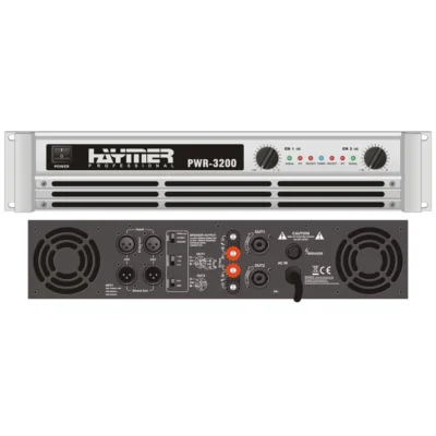 מגבר כוח 2x 400W RMS | Haymer Pro PWR-3200