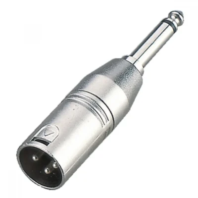 ⁧מתאם XLR זכר ל-PL זכר מונו⁩ | ⁦Roxtone RA015⁩