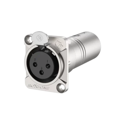 ⁧מחבר XLR נקבה לזכר⁩ | ⁦Roxtone RA3XFMD⁩