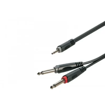 כבל אודיו מיני ג'ק לכפול ג'ק | Roxtone SAYC130L3