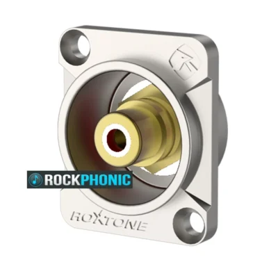 מחבר RCA נקבה לבן | Roxtone RF2D-N-WHT