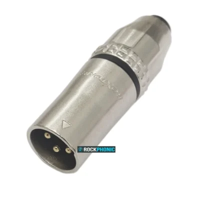 ⁧מחבר XLR זכר עמיד למים⁩ | ⁦Roxtone RX3MWP-NG⁩