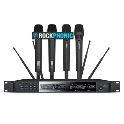 סט 4 מיקרופונים אלחוטיים UHF | SEER IU-2070-IL X4