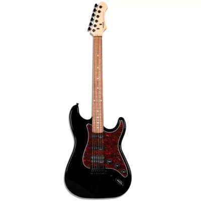⁧גיטרה חשמלית בסגנון Stratocaster⁩ | ⁦SQOE SEST230 - שחור⁩