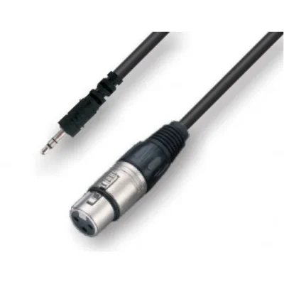 ⁧כבל חיבור PL 3.5 ל-XLR נקבה⁩ | ⁦Roxtone RACC420L3⁩
