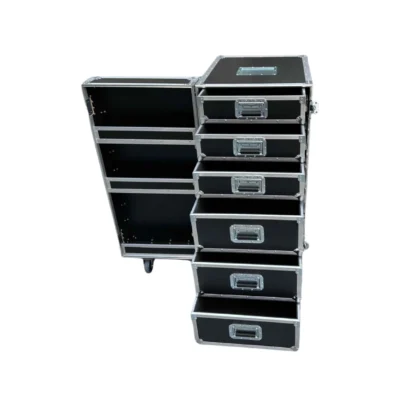 ⁧קייס על גלגלים עם 6 מגירות Rack⁩ | ⁦LIGHTEK KKM-6DRAWER⁩