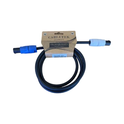 ⁧כבל POWERCON כחול-לבן 2 מטר⁩ | ⁦CABLETEK PWRBL-WH-2⁩