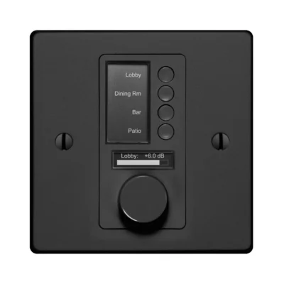 בקר 4 לחצנים ושליטת ווליום פנל EURO שחור | SYMETRIX W-3 B EU
