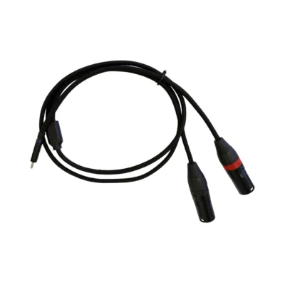 כבל מתאם כרטיס קול USB Type-C ל-2 XLR | CABLETEK HDMI-218/1.2