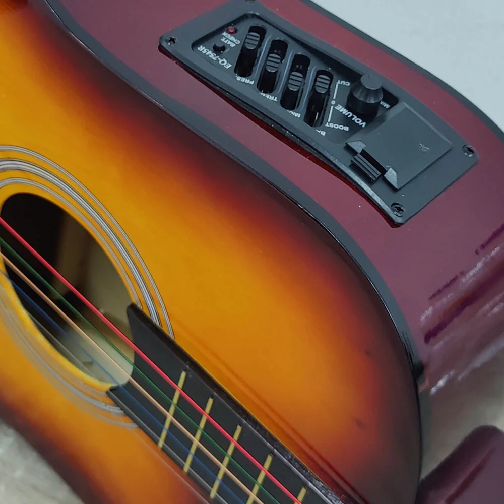 גיטרה אקוסטית מוגברת Cutaway | Armando AR AG38 CEQ SB – תמונה 2