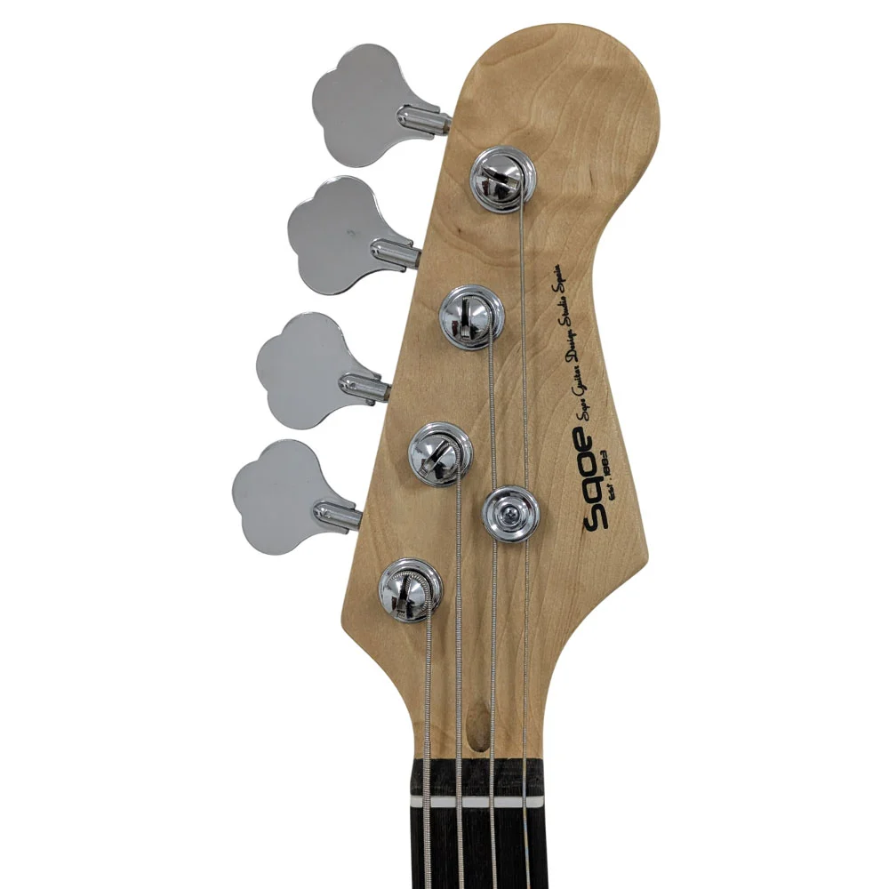 גיטרת בס Jazz Bass | SQOE JB100 - לבן – תמונה 2