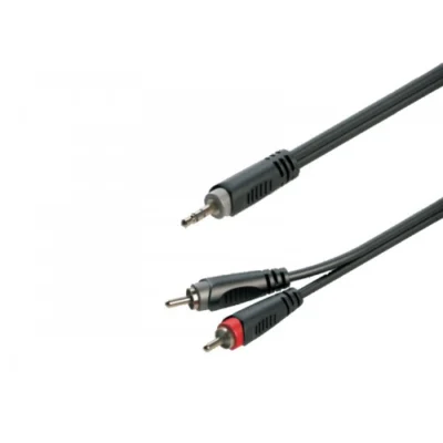 ⁧כבל מיני ג'ק 3.5 מ"מ לשני RCA⁩ | ⁦Roxtone SAYC150L3⁩