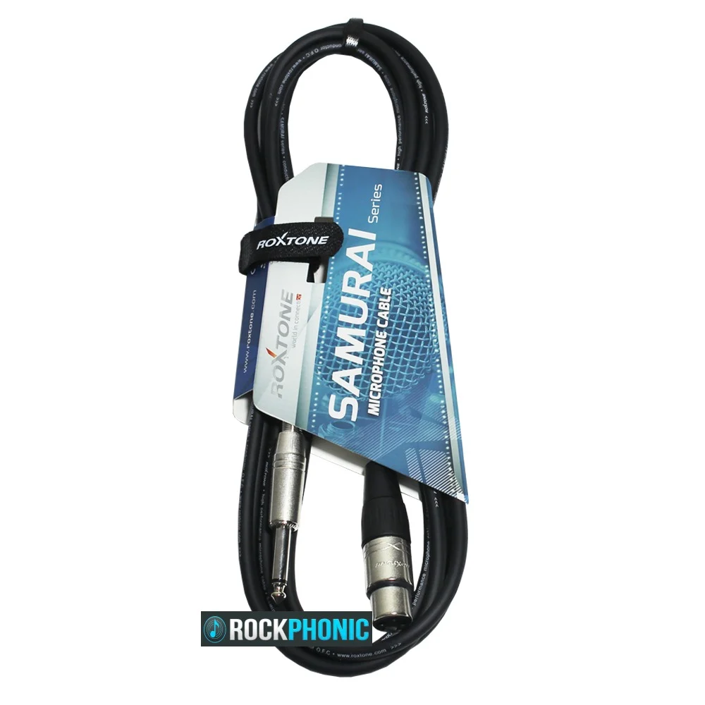 כבל XLR נקבה לג'ק מונו | Roxtone SMXJ210L5 – תמונה 2