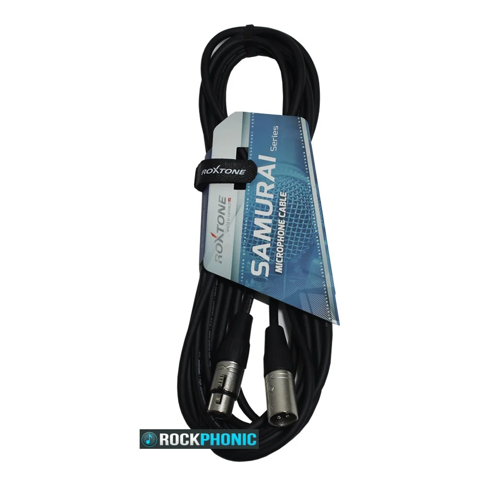כבל XLR זכר-זכר 8 מטר | Roxtone SMXX200L8 – תמונה 2