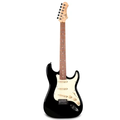 גיטרה חשמלית Stratocaster שחורה | SQOE SEST200 - שחור