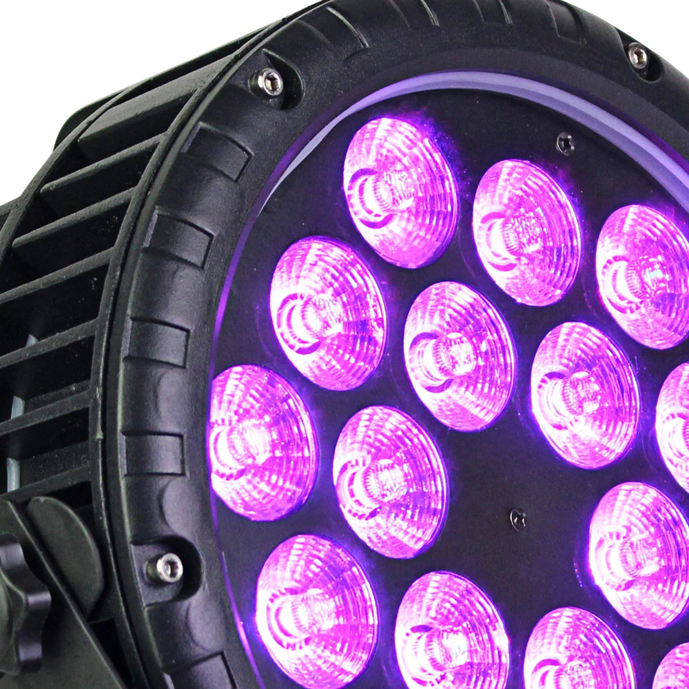 פנס תומס LED עמיד מים IP65 RGBA 4in1 | Apextone WP1810 – תמונה 2