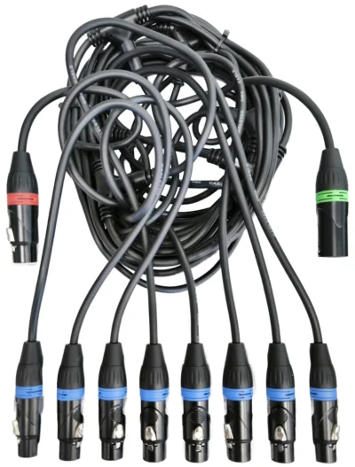 ⁧כבל DMX גרילנדה זכר ל-9 נקבה⁩ | ⁦CABLETEK DMX008⁩