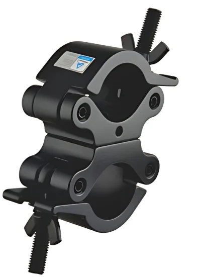 ⁧חובק כפול Swivel לטראס ובר שחור⁩ | ⁦LIGHTEK LT5006B⁩