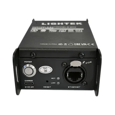 ממיר Artnet/sACN ל-DMX נייד עם סוללה | LIGHTEK NET-2 Portable