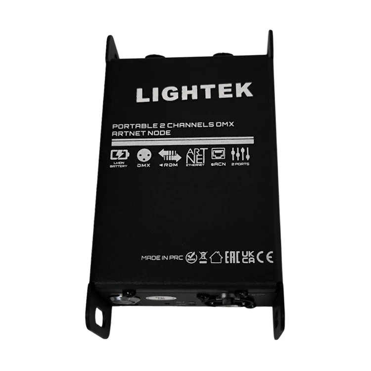 ממיר Artnet/sACN ל-DMX נייד עם סוללה | LIGHTEK NET-2 Portable – תמונה 2