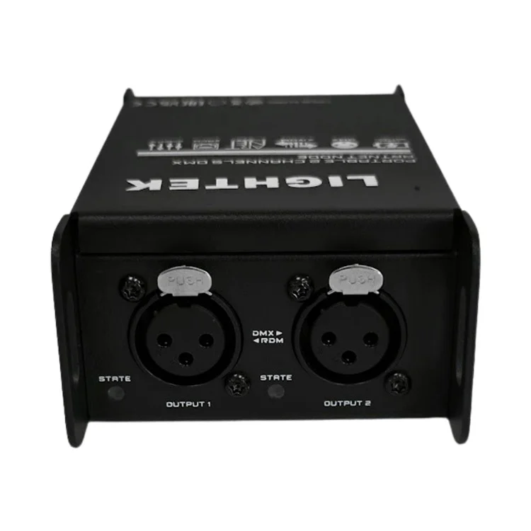 ממיר Artnet/sACN ל-DMX נייד עם סוללה | LIGHTEK NET-2 Portable – תמונה 3