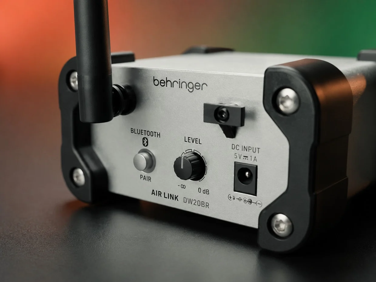 מקלט Bluetooth סטריאופוני אלחוטי | Behringer DW20BR – תמונה 4
