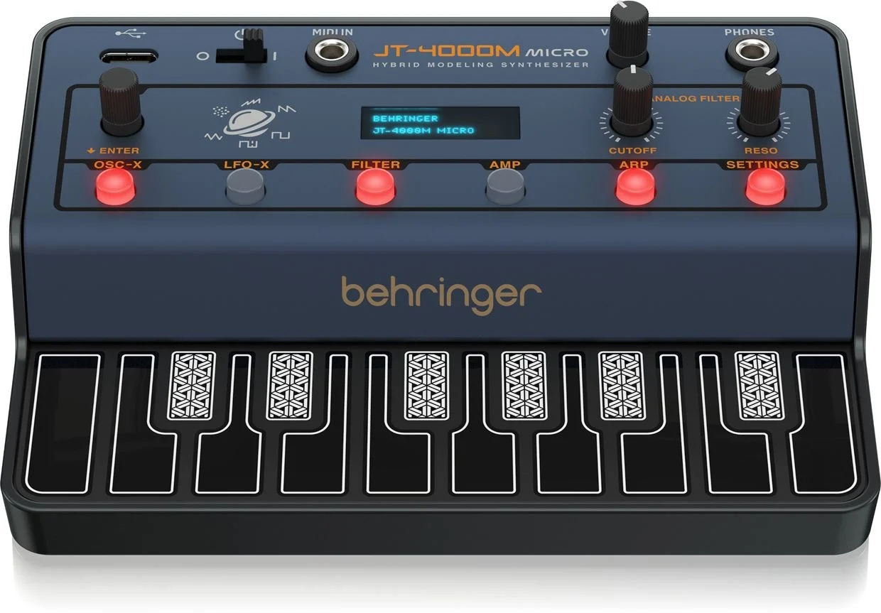 סינטיסייזר מיני היברידי 4 קולות | Behringer JT-4000M MICRO – תמונה 2