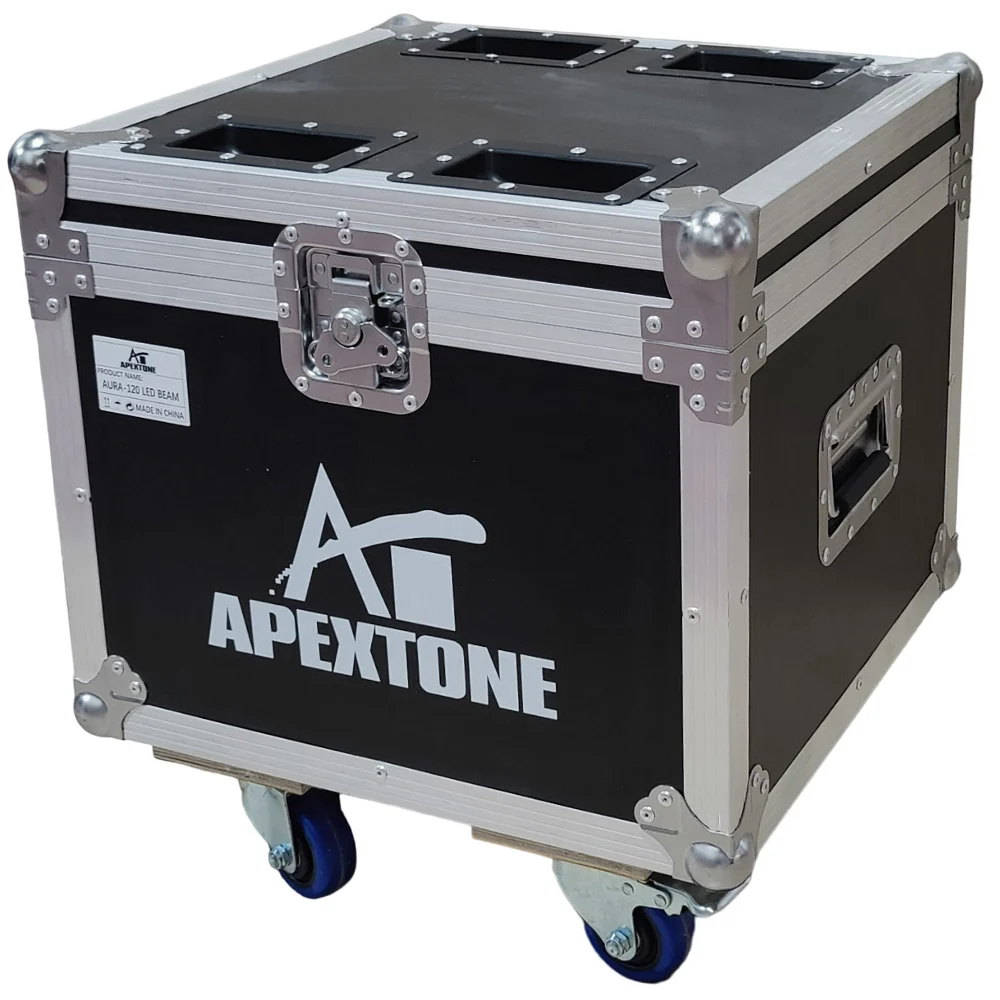 סט 4 פנסים חכמים LED Beam עם קייס קשיח | Apextone MARS-200-SET-4-PRE – תמונה 3