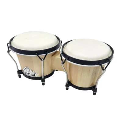 זוג בונגוס אקוסטיים מעץ מלא | Jinbao JB S-601 Natural