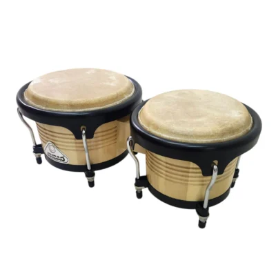 זוג בונגס עץ מלא 7-8" | Jinbao JD103 Natural