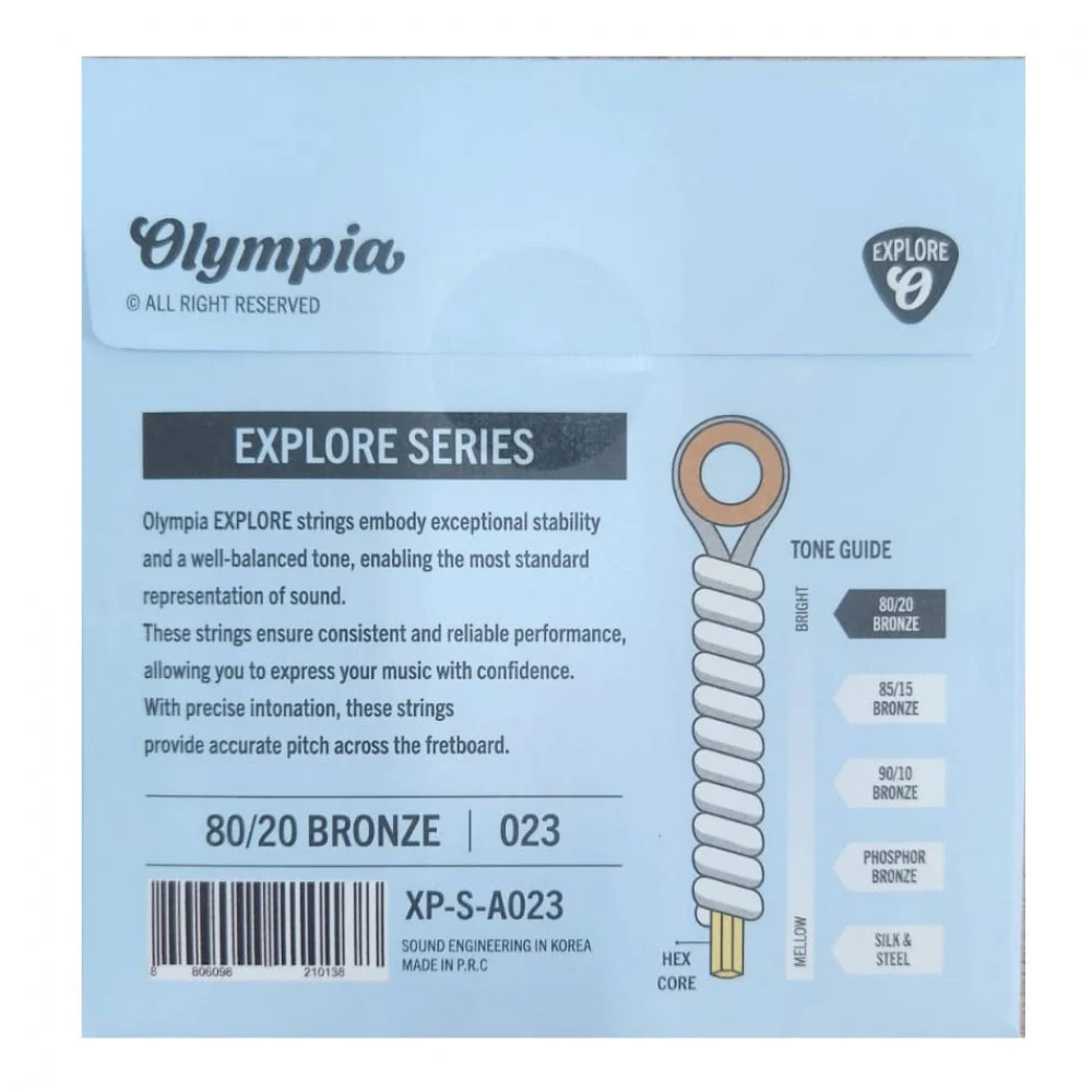 מיתר שלישי לגיטרה אקוסטית | Olympia XP-S-A023