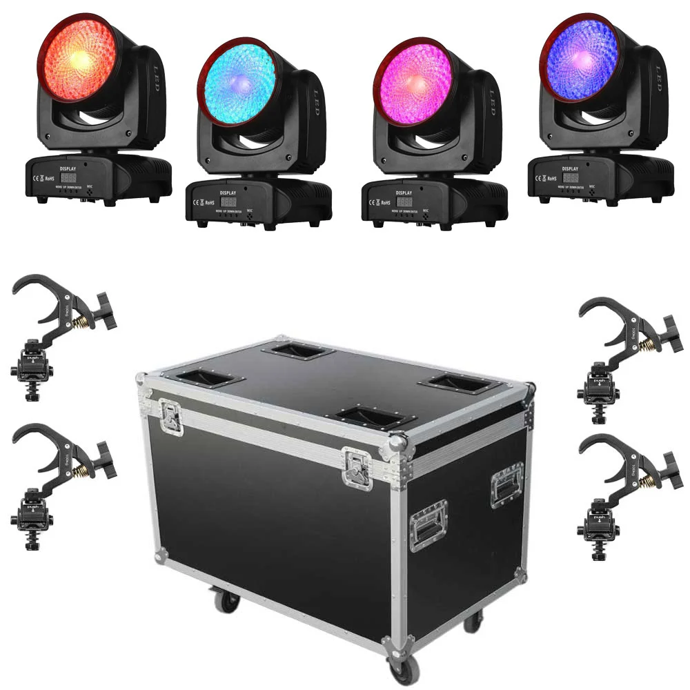 סט 4 פנסי תאורה Flood Beam עם קייס | Apextone L 120W FLOOD-SET-4