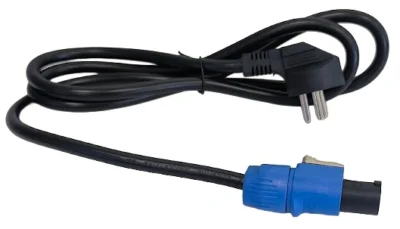 כבל מתח תלת-ליבה עם מחבר כחול | LIGHTEK PWRBLUE-1.5m